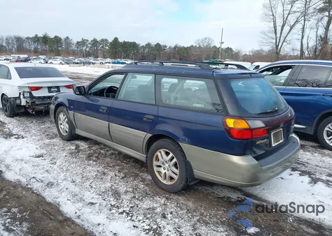 2003 Subaru Outback из США, поврежденный, VIN 4S3BH675637657967